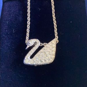 Swarovski Swan Necklace